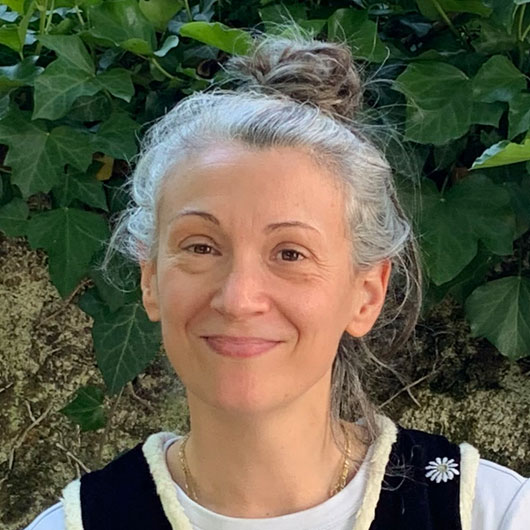 photo de présentation d'Aurélie Fabre, architecte, membre du collectif Boada. 