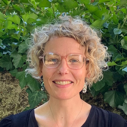 photo de présentation de Marlène Barthélémy, graphiste, membre du collectif Boada. 